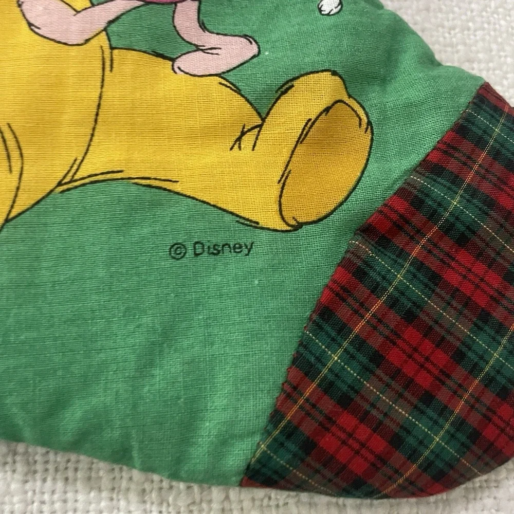 Disney Winnie the‎ Pooh Piglet Christmas Stocking Vintage Noma Inc Childhood